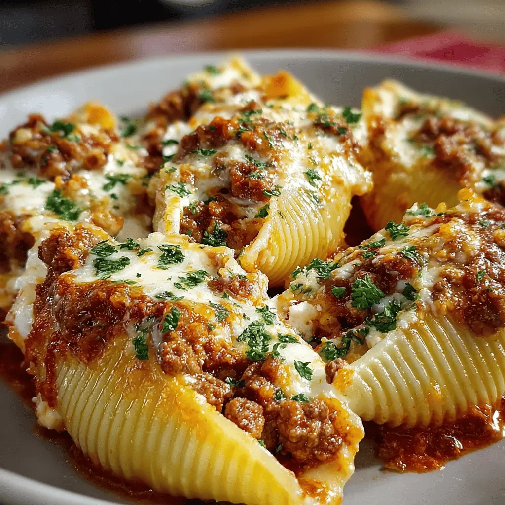 Beef Stuffed Shells: Indulgent Comfort with Creamy Ricotta