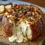 Cheese Bacon Cob Loaf Dip