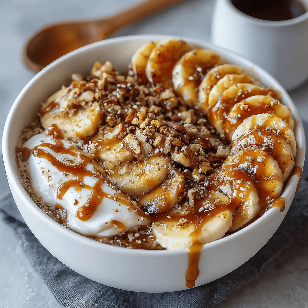 High-Protein Caramelized Banana Bowl: The Best Guilt-Free Treat