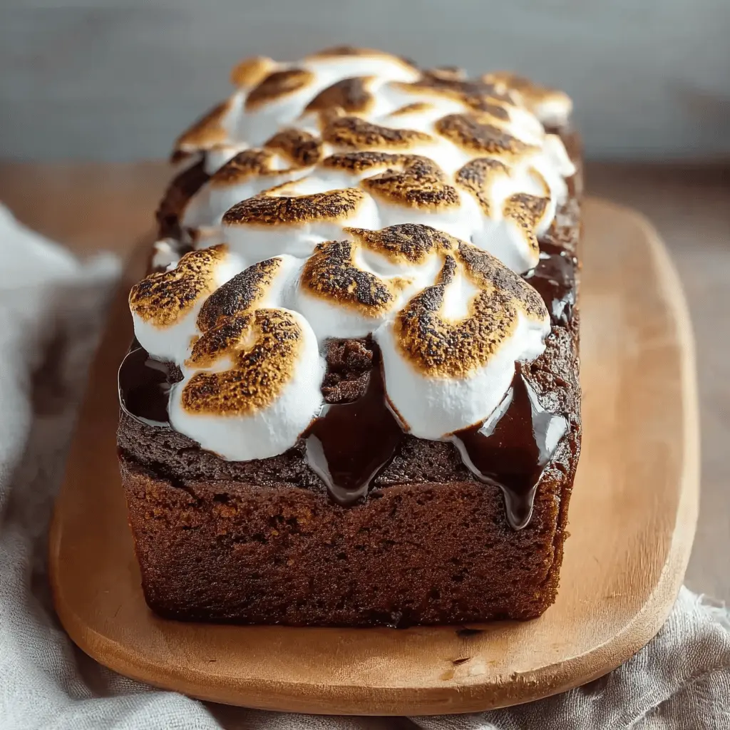 Mouthwatering S’mores Loaf Cake for Indulging Your Sweet Tooth