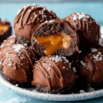 Salted Caramel Brownie Truffles