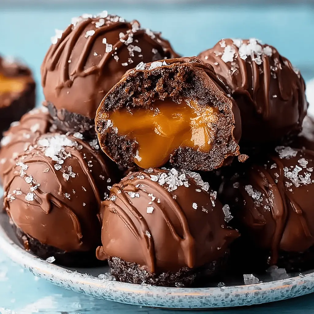 Salted Caramel Brownie Truffles: Indulgent Treats Made Simple