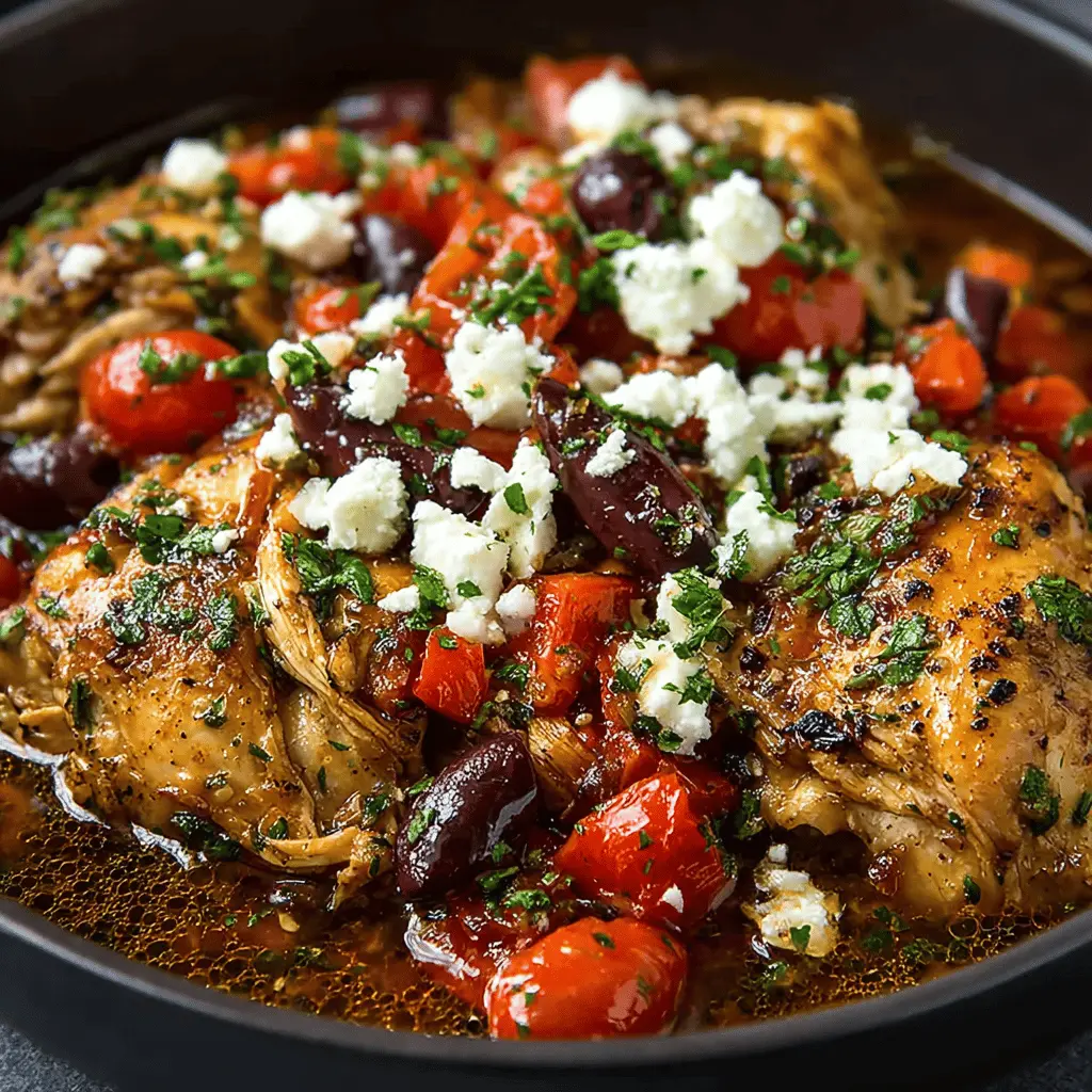 Slow Cooker Greek Chicken: Easy and Flavorful Family Meal