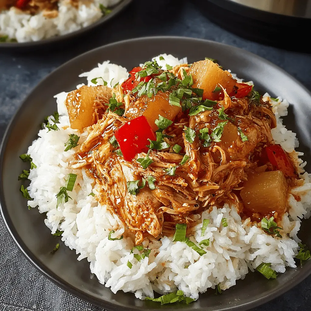 Slow Cooker Hawaiian Chicken: Juicy Recipe with Turkey Bacon