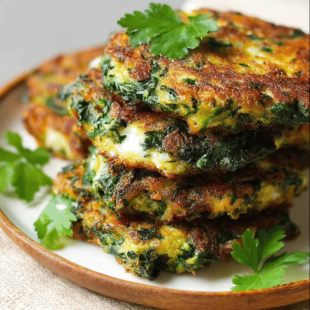 Spinach Fritters: Easy, Savory Bites for a Healthy Snack