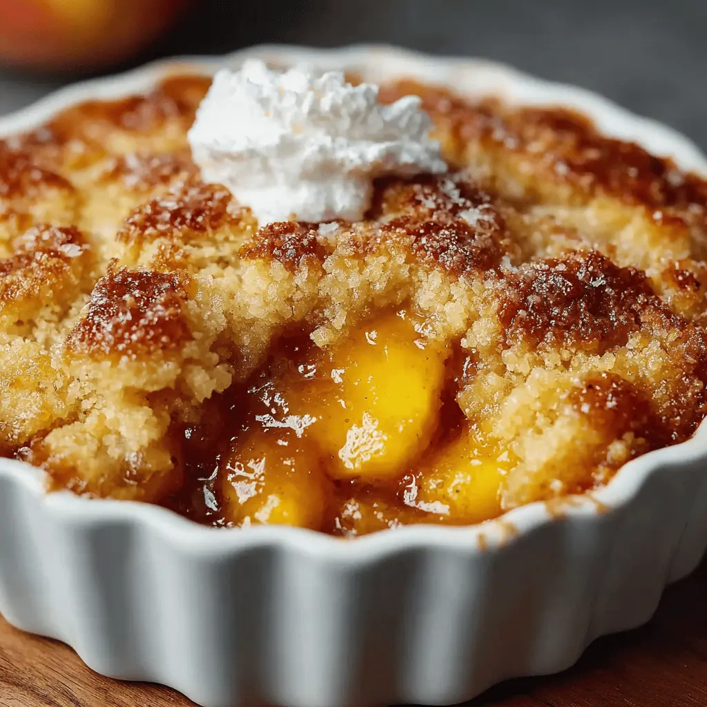 Super Easy Peach Cobbler Recipe for Beginners: Juicy & Delicious