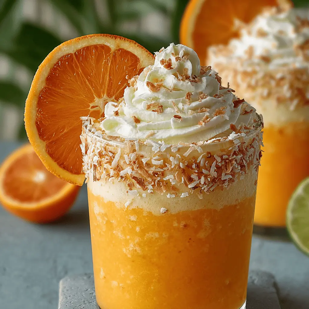 Orange Coconut Creamsicle Drink: A Refreshing Indulgence for You