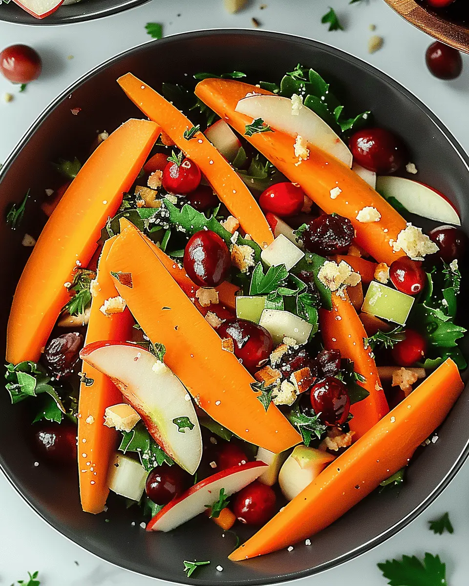 Refreshing Apple Cranberry Carrot Salad: The Best Healthy Twist