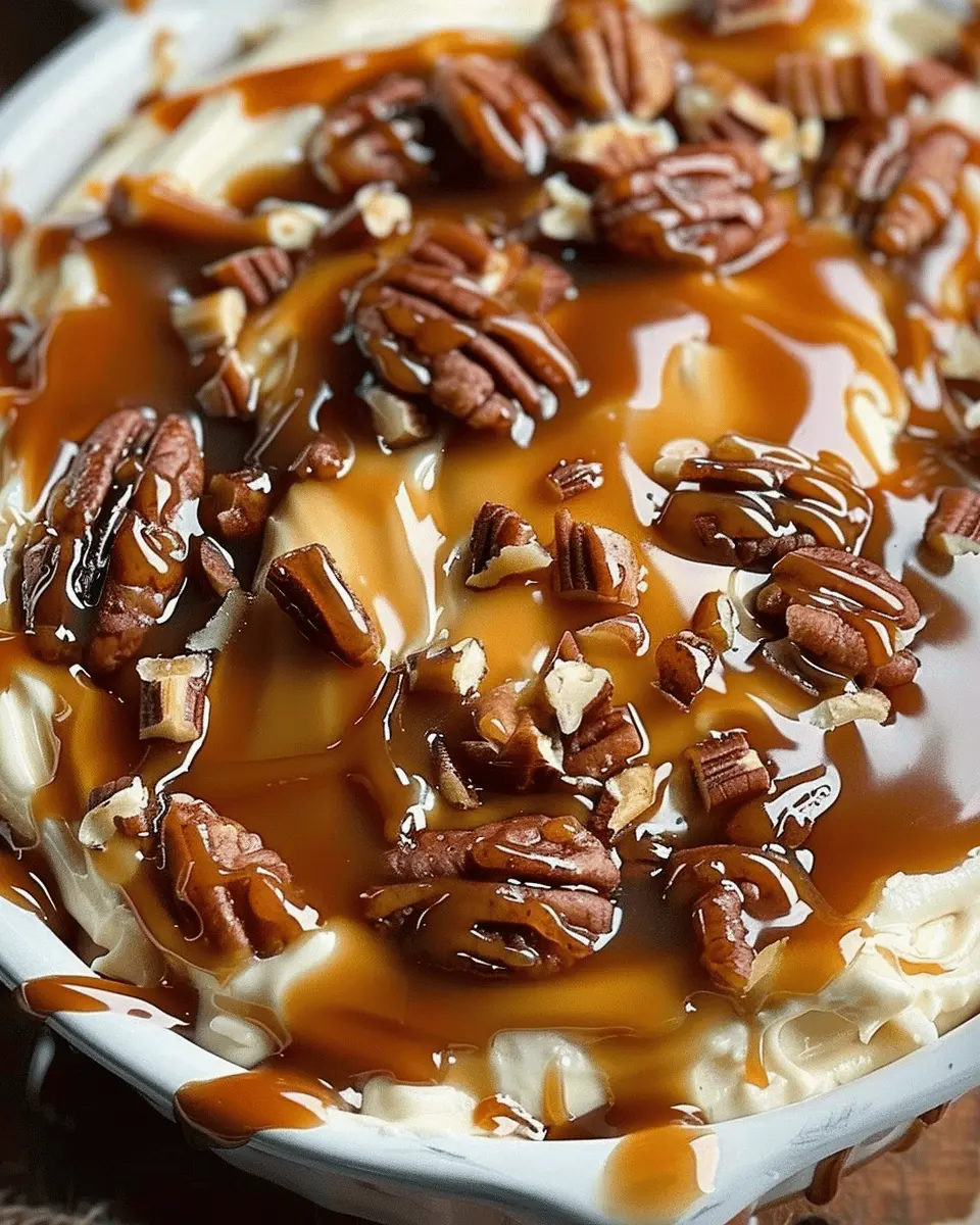Salted Caramel Pecan Cheesecake Dip: Indulgent Delight for All