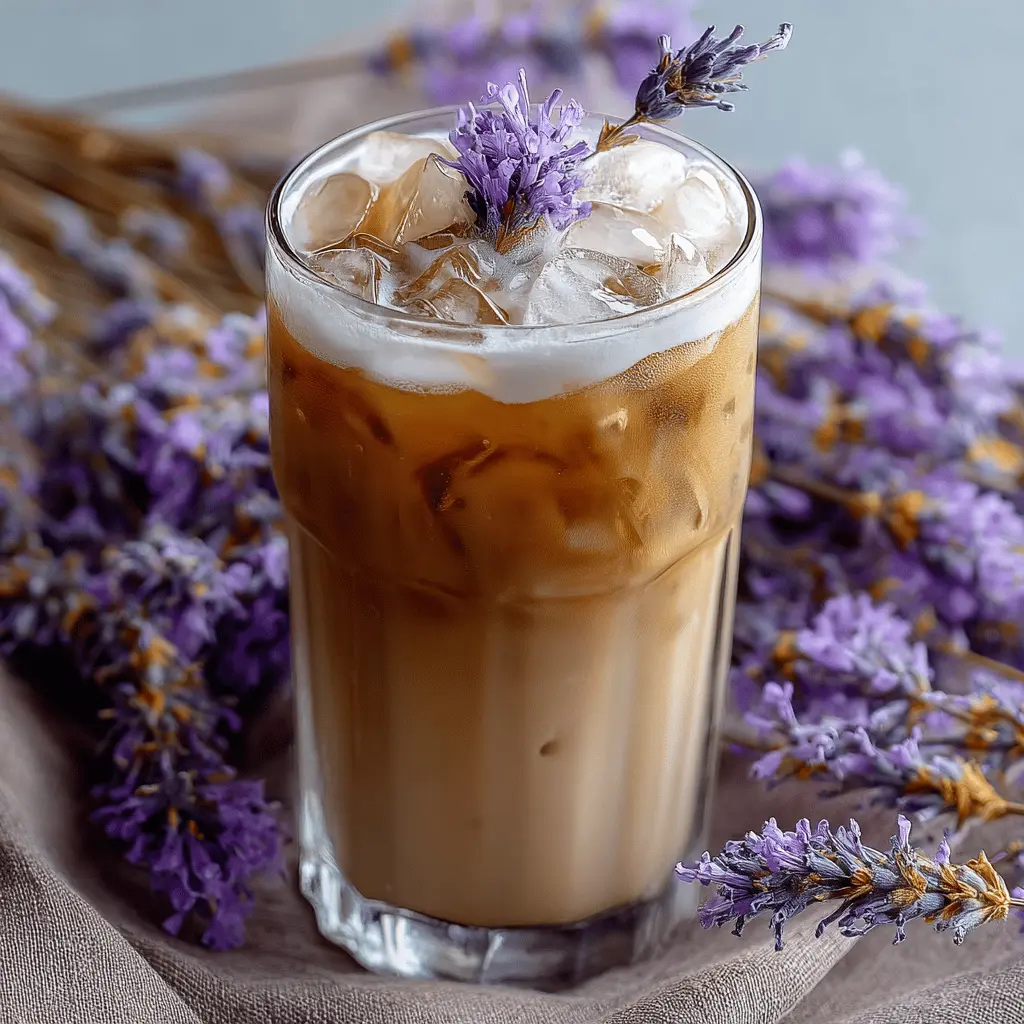 Lavender Vanilla Iced Coffee: The Best Chill Drink for Summer