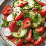 Cucumber Strawberry Salad