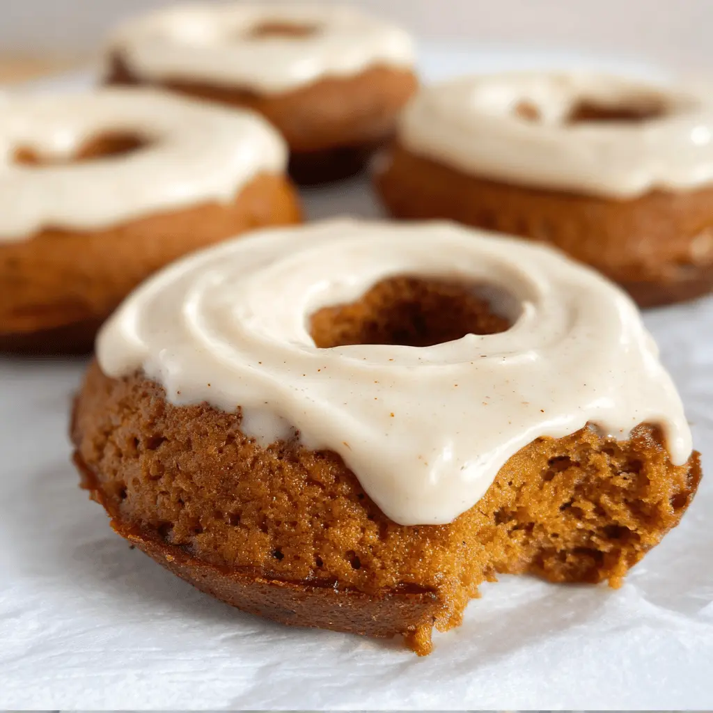 Pumpkin Donuts with Cream Cheese Frosting: The Best Fall Treat