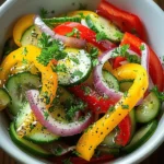 Cucumber Sweet Pepper Salad
