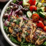 Grilled Zesty Mediterranean Chicken Salad