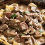 Creamy Steak Stroganoff