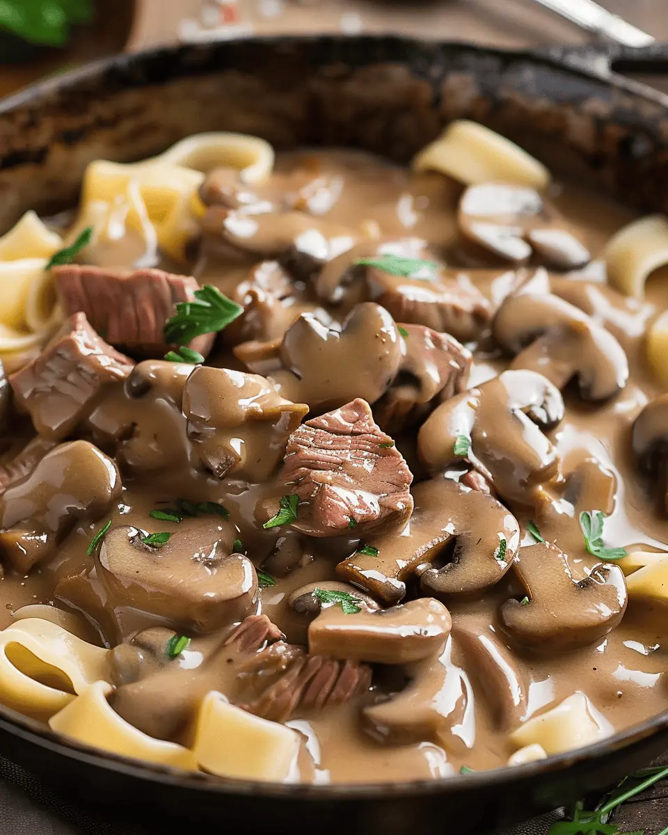 Creamy Steak Stroganoff: Indulgent Comfort Food You’ll Love