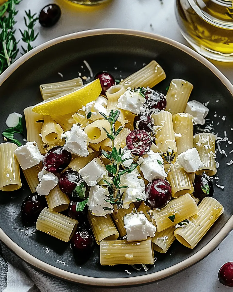 Feta & Cranberry Rigatoni Salad: A Refreshing Twist on Tradition