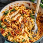 Creamy Sun-Dried Tomato Chicken Orzo