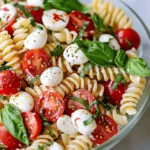 Creamy Caprese Pasta Salad