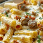 Creamy Italian Sausage Rigatoni