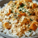 Creamy Smothered Chicken And Rice