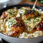 Creamy Smothered Chicken And Rice