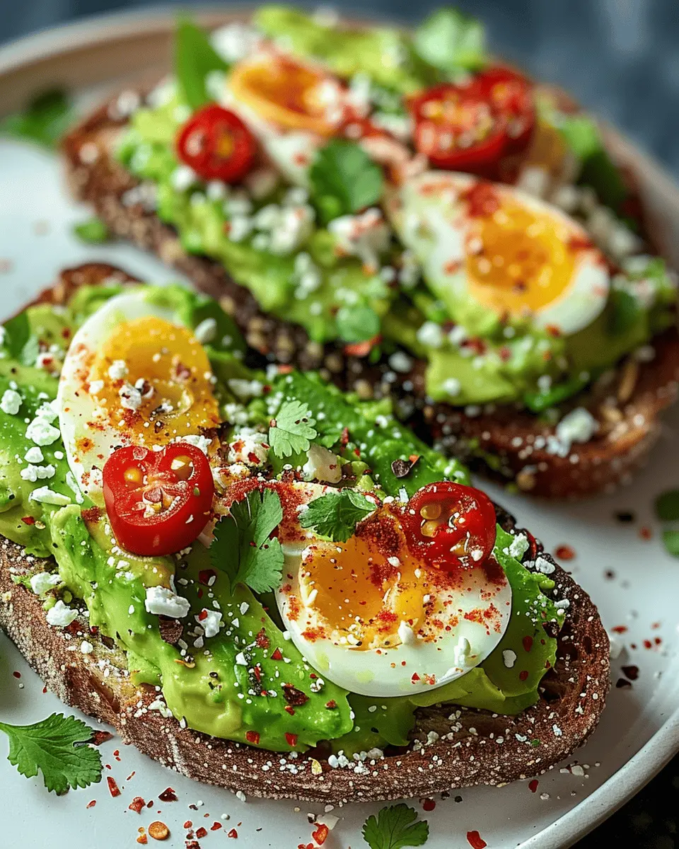Creamy Spicy Avocado Toast with Turkey Bacon: A Flavorful Delight