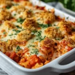 Dump-and-Bake Chicken Parmesan Casserole