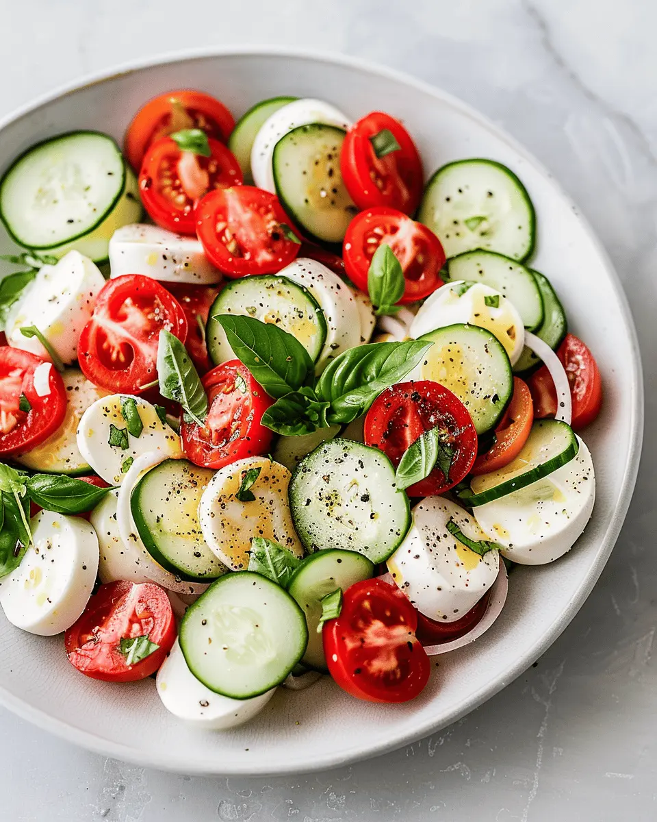 Fresh Cucumber Caprese Salad: The Best Twist on a Classic Recipe