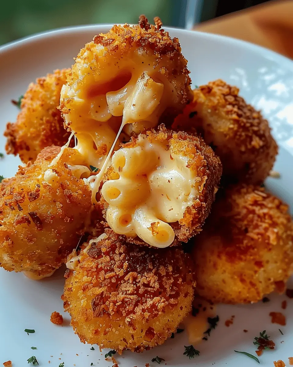 Fried Mac and Cheese Bites: Indulgent Treats with Turkey Bacon