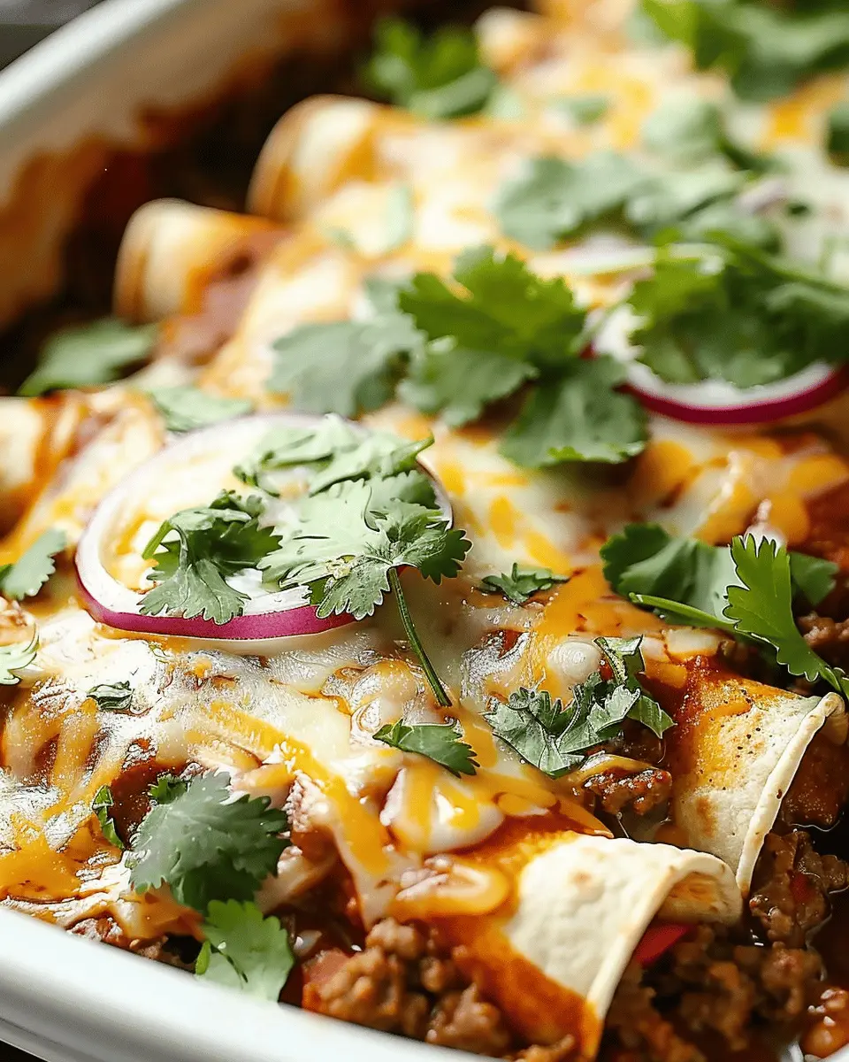 Ground Beef Enchiladas: The Best Homemade Comfort Food Recipe