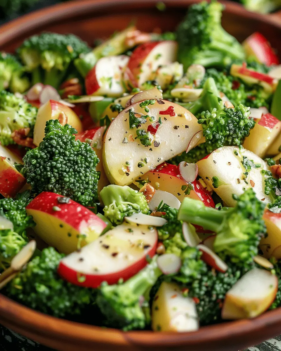 Honeycrisp Apple Broccoli Salad: Easy Turkey Bacon Twist