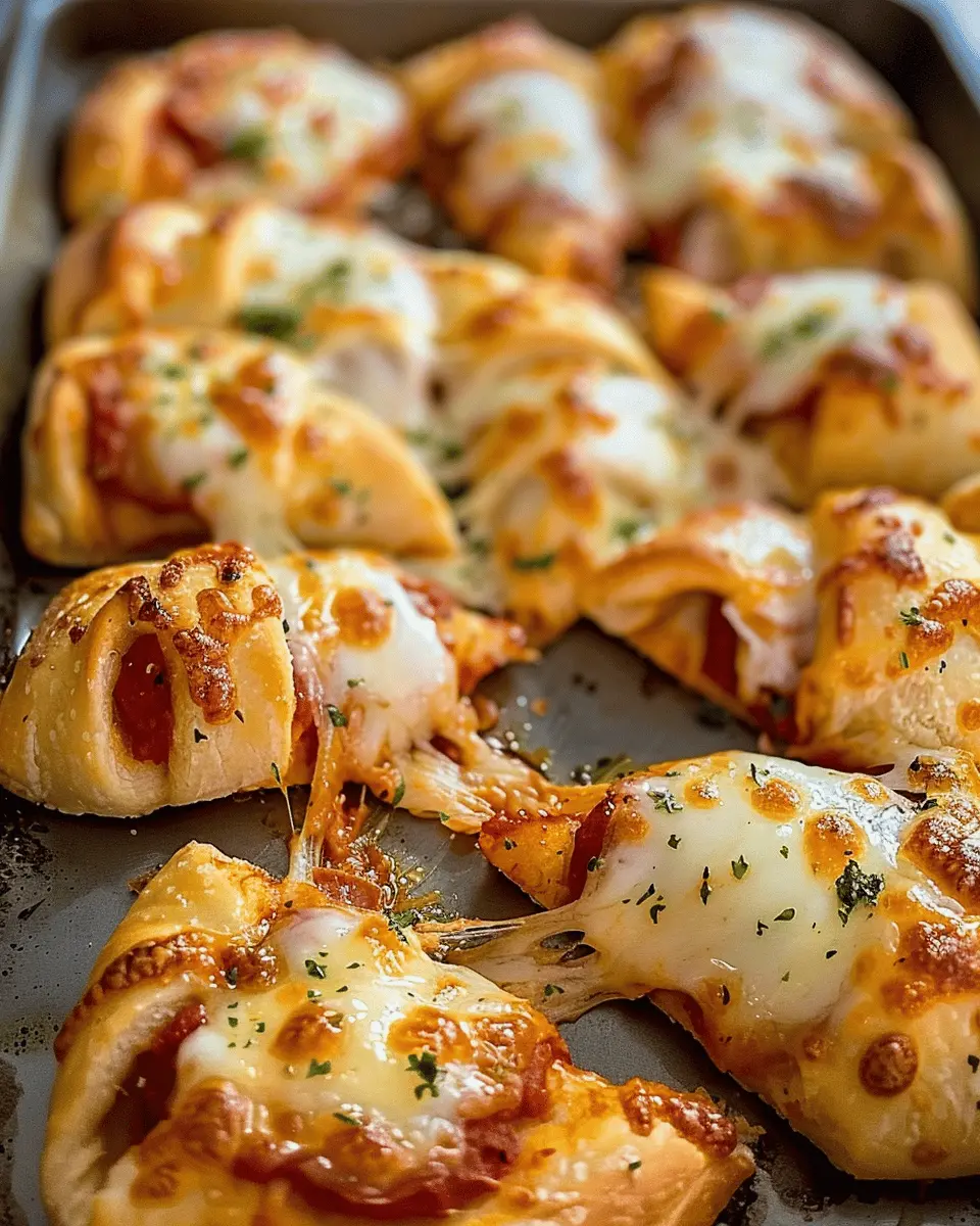 Irresistible Pizza Rolls: Easy Crescent Rolls Recipe with Turkey Bacon