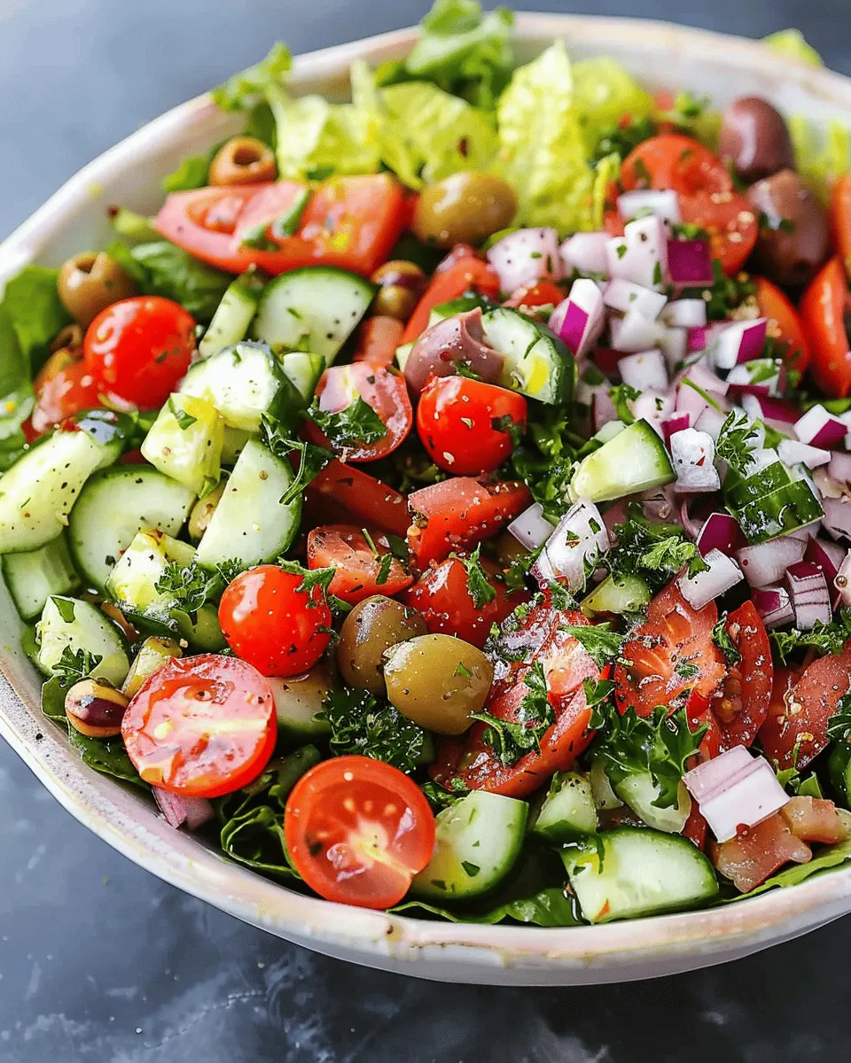 Italian Chopped Salad: A Fresh Twist with Turkey Bacon and Chicken Ham