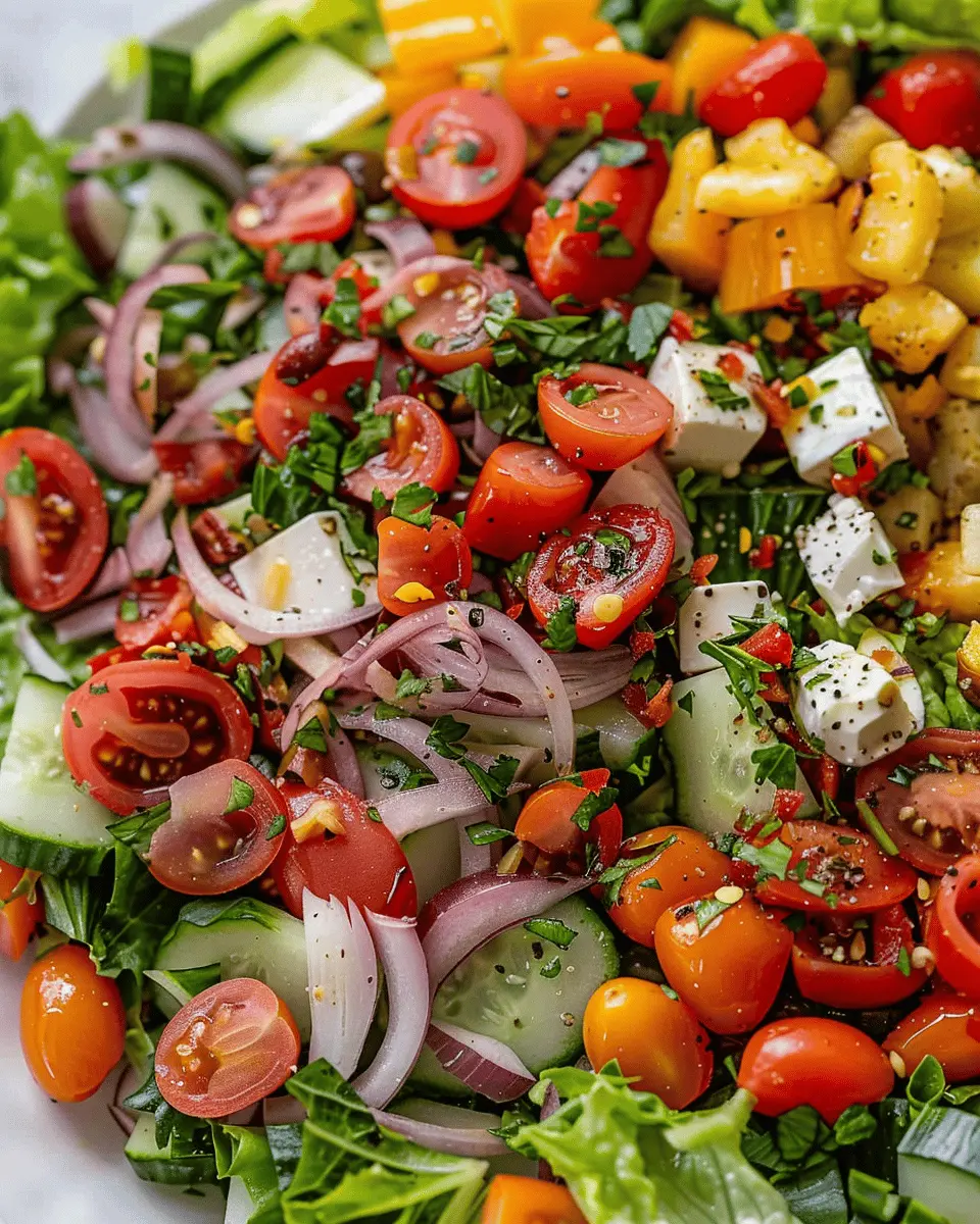 Italian Chopped Salad: A Fresh, Easy Twist with Turkey Bacon and Chicken Ham