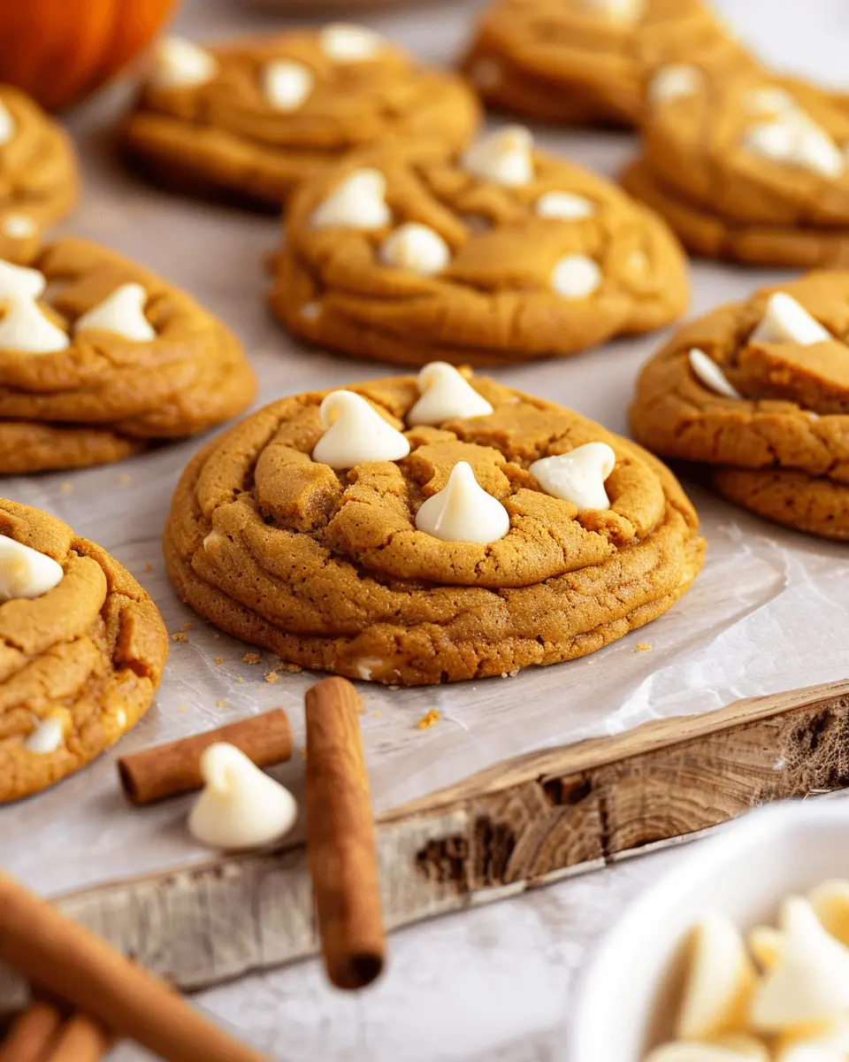 Pumpkin White Chocolate Chip Cookies: The Best Fall Treats