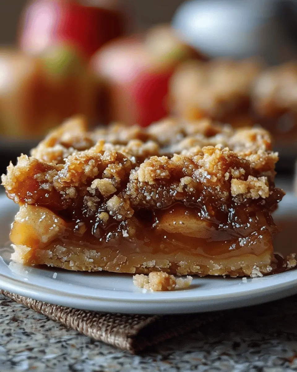 Salted Caramel Apple Crumble Bars: An Addictive Fall Treat in 45 Min