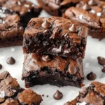 The BEST Fudgy Chewy Brookies