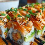 Spicy Salmon Sushi Bake