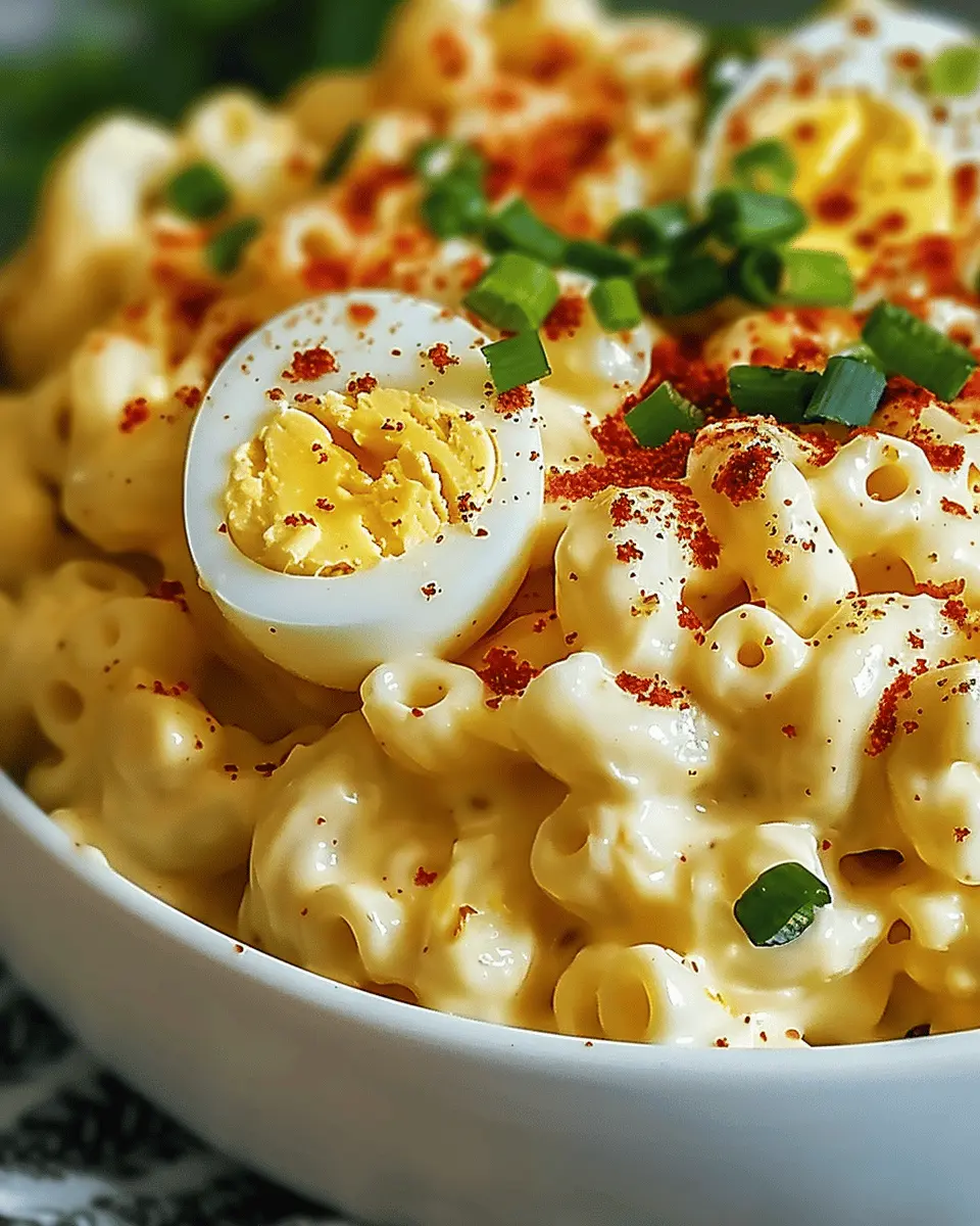Deviled Egg Macaroni Salad: The Best Comfort Food Twist