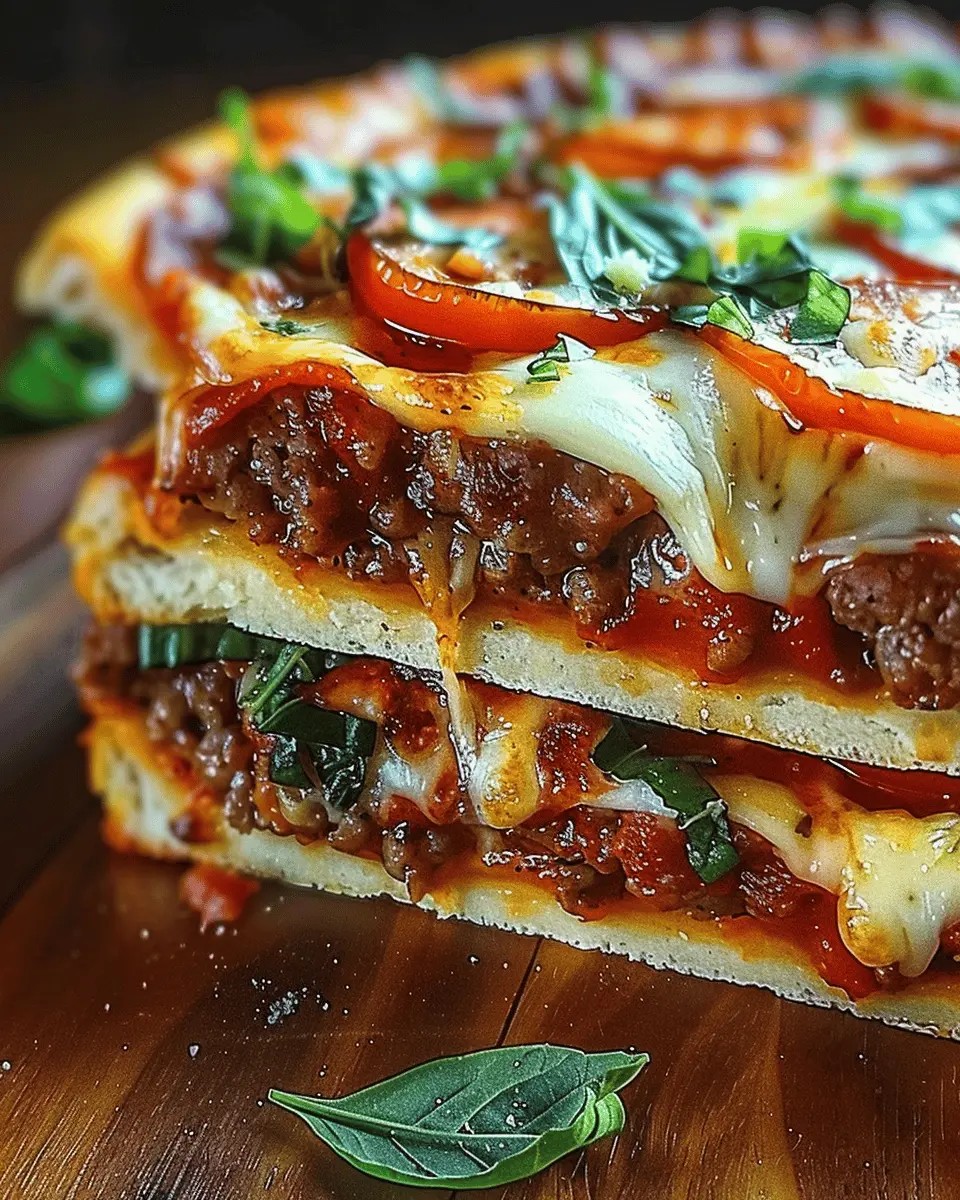 The Pizza Burger Pie: A Juicy Twist on Comfort Food at Home
