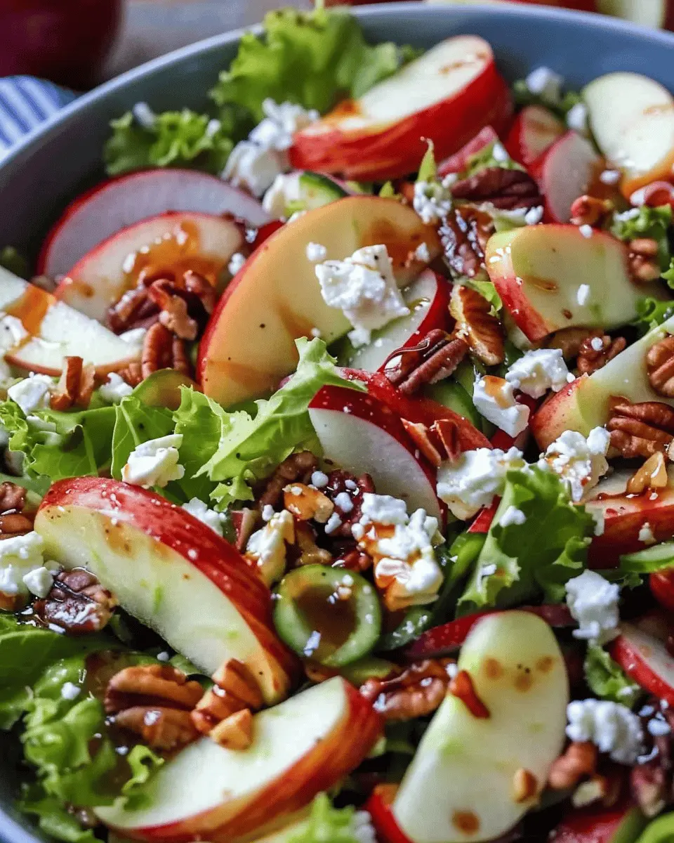 Autumn Harvest Honeycrisp Apple and Feta Salad: A Delightful Twist