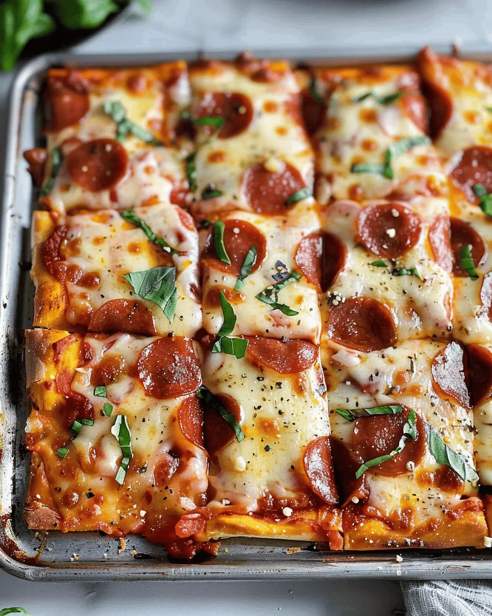 Sheet Pan Pizza: Easy Recipe with Turkey Bacon and Chicken Ham