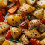 Garlic Herb Roasted Potatoes and Veggies
