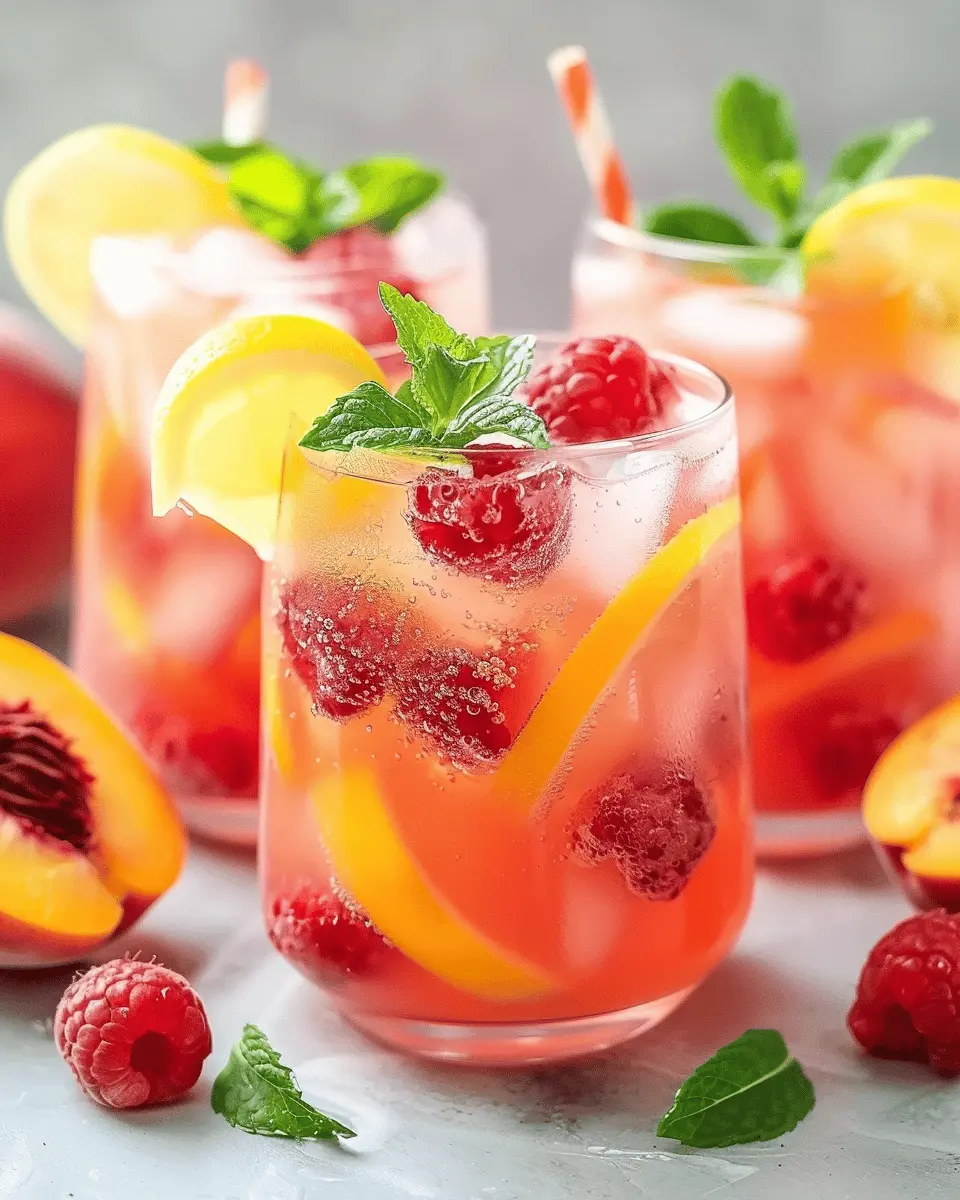 Raspberry Peach Lemonade: The Refreshing Summer Sipper You Need
