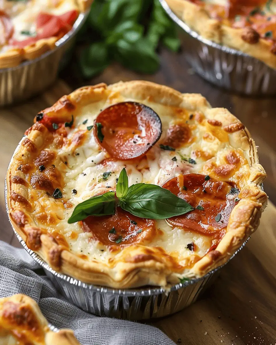Pizza Pot Pies: The Ultimate Comfort Food Mash-Up with Turkey Bacon