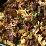 Crock Pot Beef and Noodles