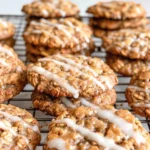 Iced APPLESAUCE Oatmeal Cookies Recipe