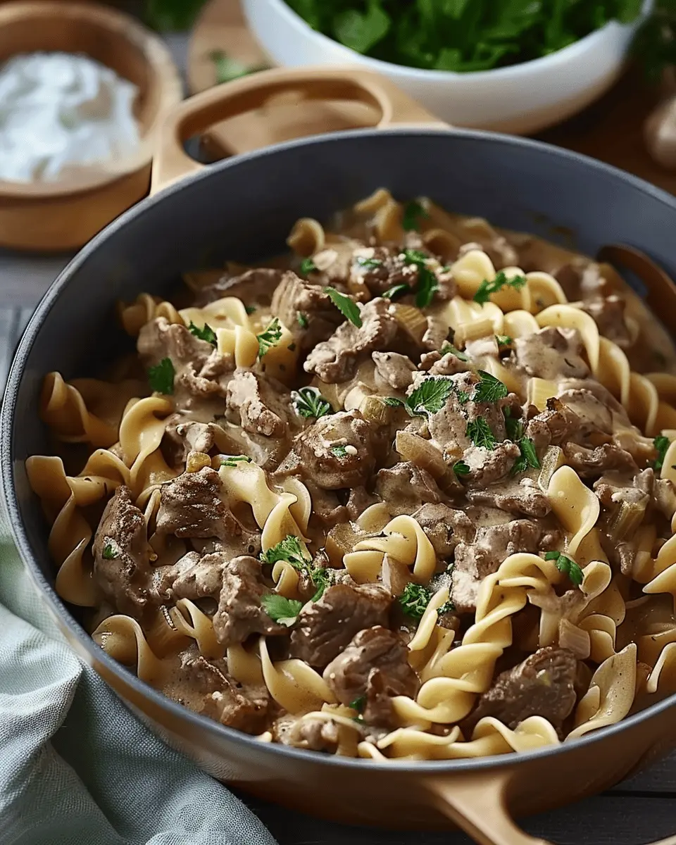 Dutch Oven Beef Stroganoff: Easy Family Comfort Food Recipe