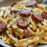 Creamy Smoked Sausage Pasta – A Rich & Flavorful Comfort Dish
